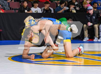 Thumbnail 1 in CIF State Wrestling Championships Boys (Round One) photogallery.