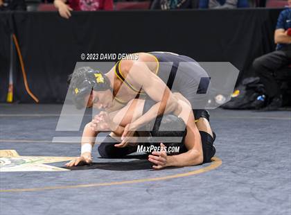 Thumbnail 1 in CIF State Wrestling Championships Boys (Round One) photogallery.