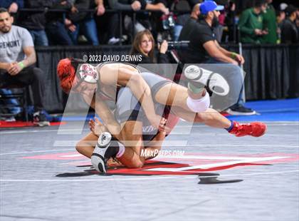 Thumbnail 2 in CIF State Wrestling Championships Boys (Round One) photogallery.