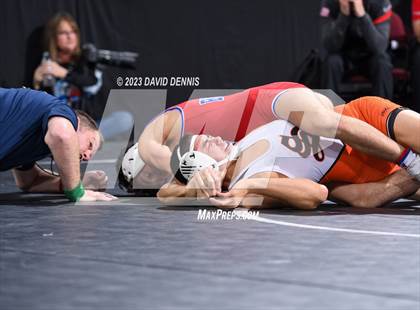 Thumbnail 2 in CIF State Wrestling Championships Boys (Round One) photogallery.