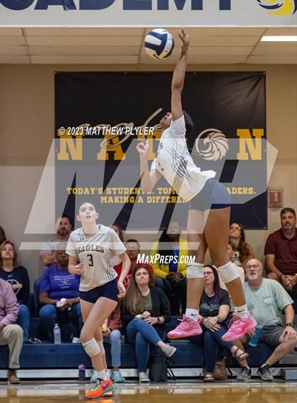 Thumbnail 2 in Neuse Christian Academy vs Northwood Temple Academy (NCISAA 2A Third Round) photogallery.