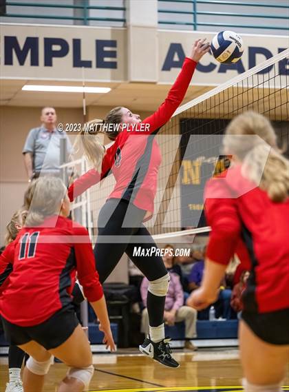 Thumbnail 3 in Neuse Christian Academy vs Northwood Temple Academy (NCISAA 2A Third Round) photogallery.