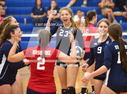 Thumbnail 3 in Notre Dame @ Ursuline Academy (Catholic League Tournament) photogallery.