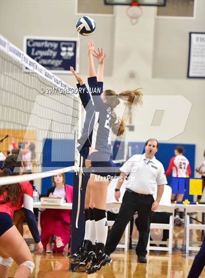 Thumbnail 2 in Notre Dame @ Ursuline Academy (Catholic League Tournament) photogallery.