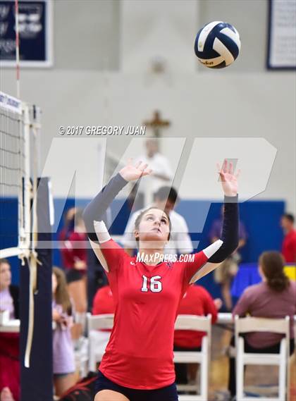 Thumbnail 2 in Notre Dame @ Ursuline Academy (Catholic League Tournament) photogallery.