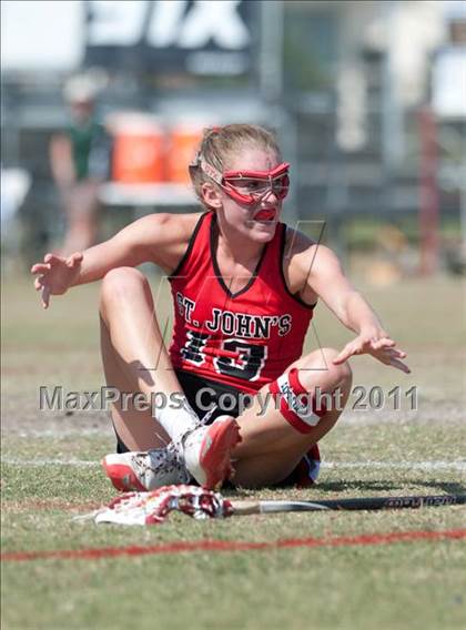 Thumbnail 2 in St. John's v Hockaday (D1 TGHSLL State Semifinal) photogallery.