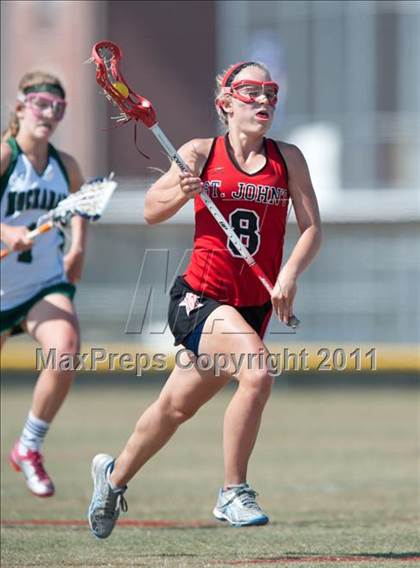Thumbnail 3 in St. John's v Hockaday (D1 TGHSLL State Semifinal) photogallery.