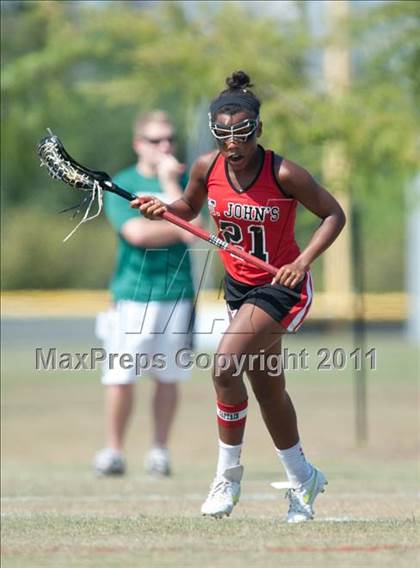 Thumbnail 2 in St. John's v Hockaday (D1 TGHSLL State Semifinal) photogallery.