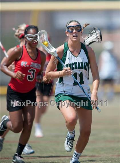 Thumbnail 1 in St. John's v Hockaday (D1 TGHSLL State Semifinal) photogallery.