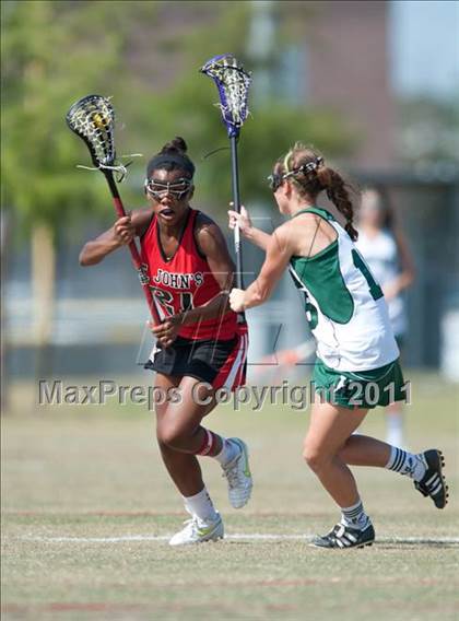 Thumbnail 3 in St. John's v Hockaday (D1 TGHSLL State Semifinal) photogallery.