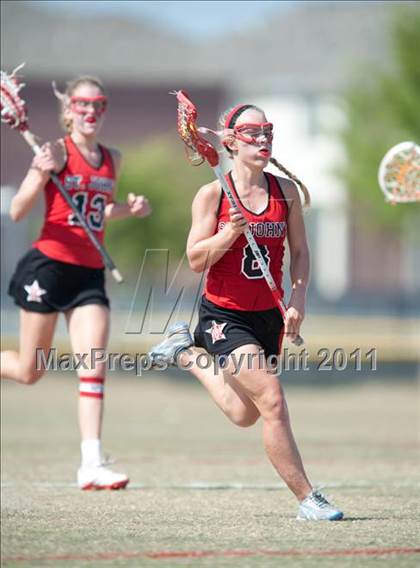 Thumbnail 1 in St. John's v Hockaday (D1 TGHSLL State Semifinal) photogallery.