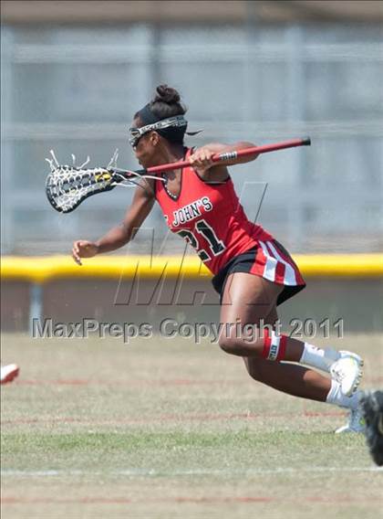Thumbnail 1 in St. John's v Hockaday (D1 TGHSLL State Semifinal) photogallery.