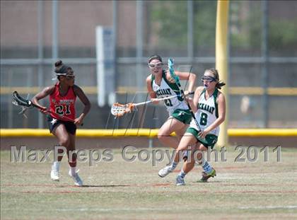 Thumbnail 2 in St. John's v Hockaday (D1 TGHSLL State Semifinal) photogallery.
