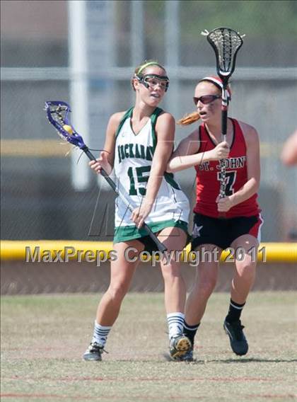 Thumbnail 2 in St. John's v Hockaday (D1 TGHSLL State Semifinal) photogallery.