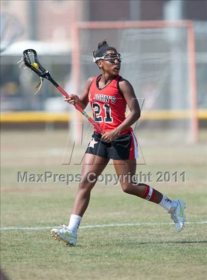 Thumbnail 1 in St. John's v Hockaday (D1 TGHSLL State Semifinal) photogallery.