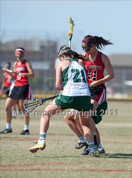Thumbnail 3 in St. John's v Hockaday (D1 TGHSLL State Semifinal) photogallery.