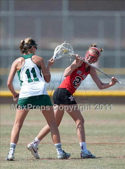 Thumbnail 2 in St. John's v Hockaday (D1 TGHSLL State Semifinal) photogallery.