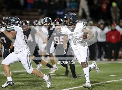 Thumbnail 3 in Edmond Santa Fe @ Mustang (OSSAA 6A-1 Round 1 Playoff) photogallery.