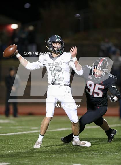 Thumbnail 1 in Edmond Santa Fe @ Mustang (OSSAA 6A-1 Round 1 Playoff) photogallery.