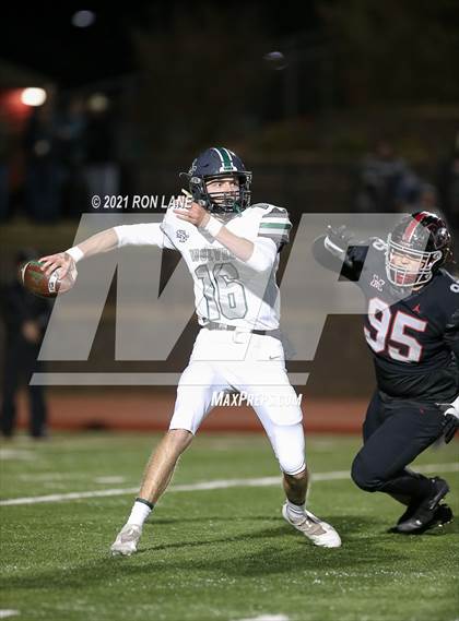 Thumbnail 3 in Edmond Santa Fe @ Mustang (OSSAA 6A-1 Round 1 Playoff) photogallery.