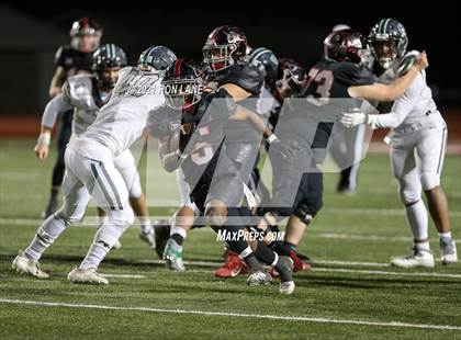 Thumbnail 3 in Edmond Santa Fe @ Mustang (OSSAA 6A-1 Round 1 Playoff) photogallery.