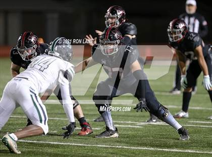 Thumbnail 2 in Edmond Santa Fe @ Mustang (OSSAA 6A-1 Round 1 Playoff) photogallery.