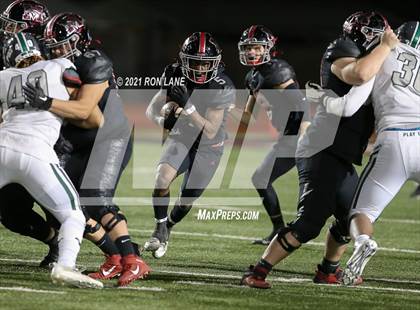 Thumbnail 1 in Edmond Santa Fe @ Mustang (OSSAA 6A-1 Round 1 Playoff) photogallery.
