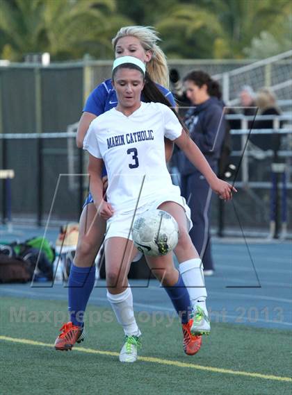 Thumbnail 1 in Tamalpais @ Marin Catholic (MCAL Semi-Final) photogallery.