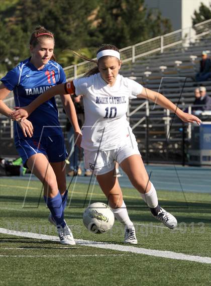 Thumbnail 2 in Tamalpais @ Marin Catholic (MCAL Semi-Final) photogallery.