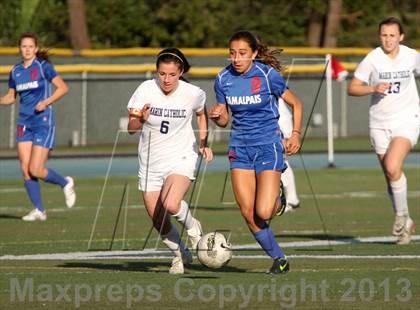 Thumbnail 2 in Tamalpais @ Marin Catholic (MCAL Semi-Final) photogallery.
