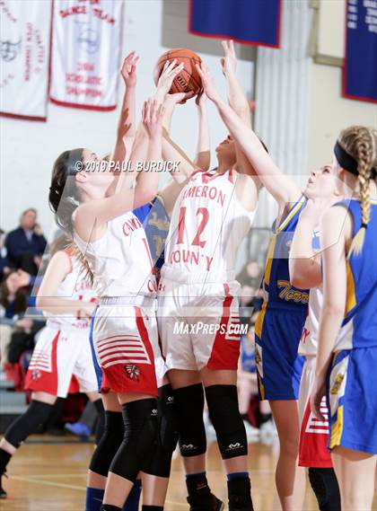 Thumbnail 3 in Otto-Eldred vs. Cameron County (PIAA District IX First Round) photogallery.