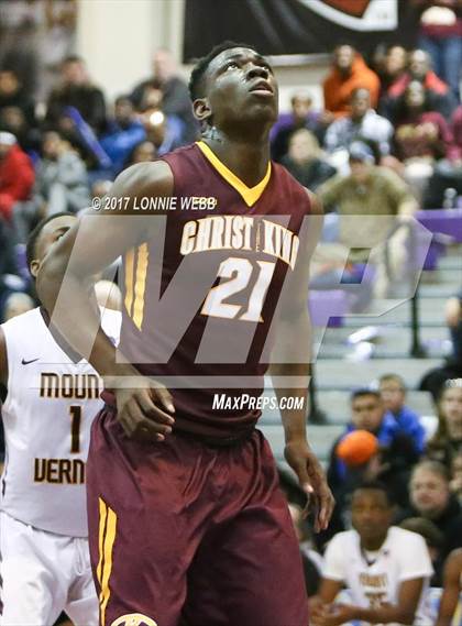 Thumbnail 2 in Christ the King vs Mt. Vernon (SNY Invitational) photogallery.