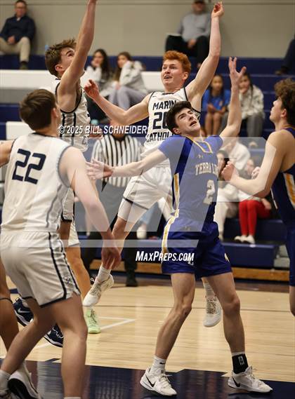 Thumbnail 1 in Marin Catholic vs Terra Linda (MCAL Semi-final) photogallery.