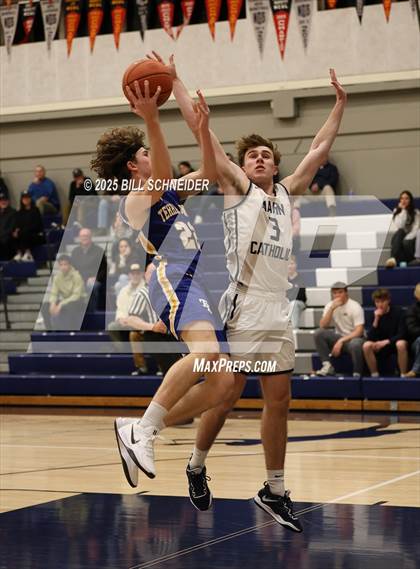Thumbnail 1 in Marin Catholic vs Terra Linda (MCAL Semi-final) photogallery.