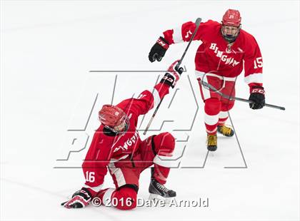 Thumbnail 3 in Arlington vs Hingham (MIAA Division 1A Play-In) photogallery.