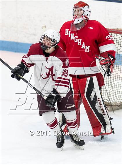 Thumbnail 1 in Arlington vs Hingham (MIAA Division 1A Play-In) photogallery.