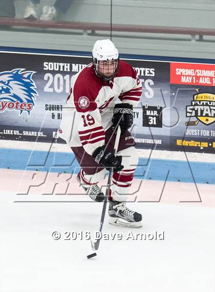 Thumbnail 3 in Arlington vs Hingham (MIAA Division 1A Play-In) photogallery.