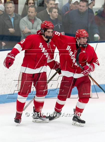 Thumbnail 3 in Arlington vs Hingham (MIAA Division 1A Play-In) photogallery.