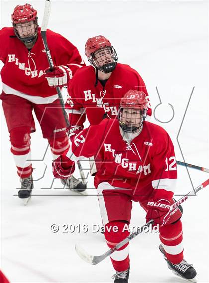 Thumbnail 1 in Arlington vs Hingham (MIAA Division 1A Play-In) photogallery.