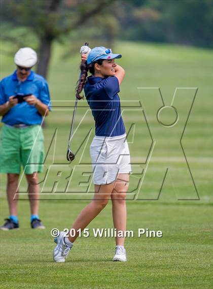 Thumbnail 2 in NYSPHSAA Girls Golf Championship (Practice Round) photogallery.