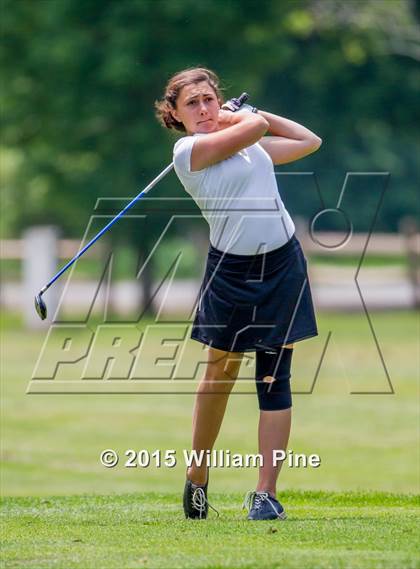 Thumbnail 2 in NYSPHSAA Girls Golf Championship (Practice Round) photogallery.