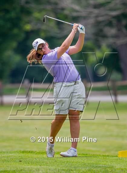 Thumbnail 2 in NYSPHSAA Girls Golf Championship (Practice Round) photogallery.