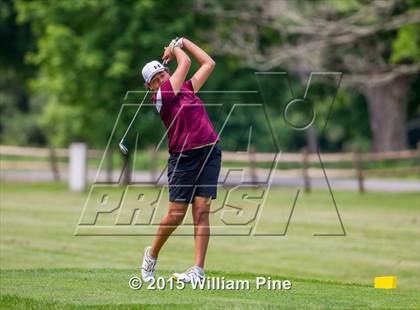 Thumbnail 1 in NYSPHSAA Girls Golf Championship (Practice Round) photogallery.