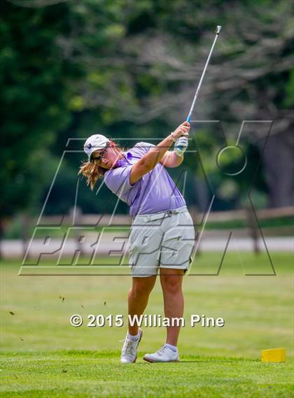 Thumbnail 1 in NYSPHSAA Girls Golf Championship (Practice Round) photogallery.