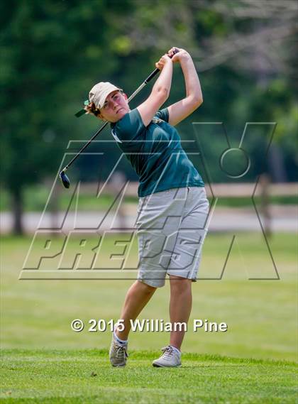 Thumbnail 2 in NYSPHSAA Girls Golf Championship (Practice Round) photogallery.