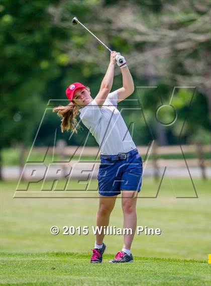 Thumbnail 3 in NYSPHSAA Girls Golf Championship (Practice Round) photogallery.