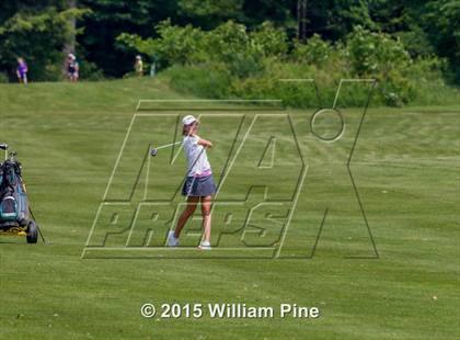 Thumbnail 2 in NYSPHSAA Girls Golf Championship (Practice Round) photogallery.