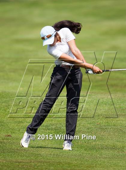 Thumbnail 3 in NYSPHSAA Girls Golf Championship (Practice Round) photogallery.