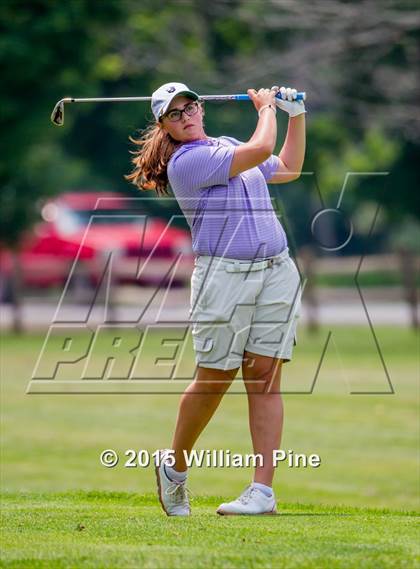 Thumbnail 1 in NYSPHSAA Girls Golf Championship (Practice Round) photogallery.