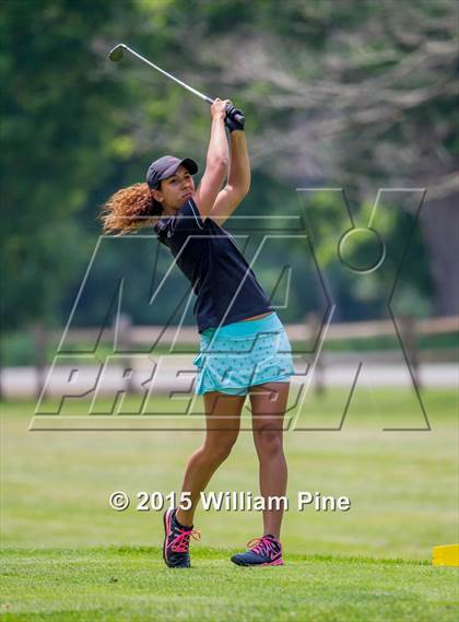 Thumbnail 1 in NYSPHSAA Girls Golf Championship (Practice Round) photogallery.